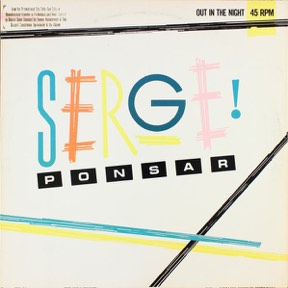 Out In The Night by Serge Ponsar, the sleeve