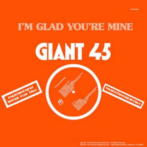 Starchild - I'm Glad You're Mine by Davis Import, the sleeve