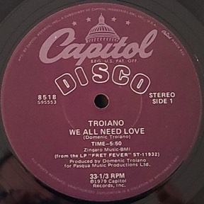 We All Need Love - Ambush by Troiano, the sleeve