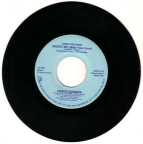 Shoot Me (with Your Love) by Venus Dodson, the sleeve