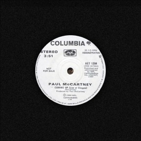 Coming Up (live At Glasgow) by Paul Mcartney, the sleeve
