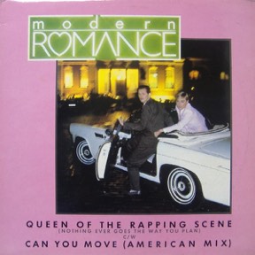 Queen Of The Rapping Scene - Can You Move by Modern Romance, the sleeve
