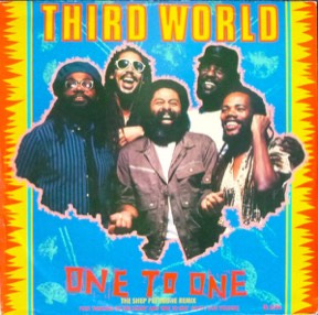 One To One / Dancing On The Floor (hooked On Love) by Third World Shep Pettibone, the sleeve