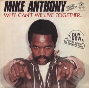 Why We Can't Live Together by Mike Anthony, the sleeve