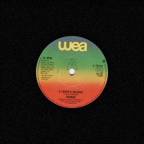 A Lovers Holiday- The Glow Of Love by Change, the sleeve