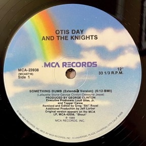 Something Dumb by Otis Day And The Knights, the sleeve