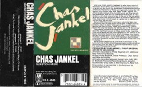 Questionnaire by Chas Jankel, the sleeve