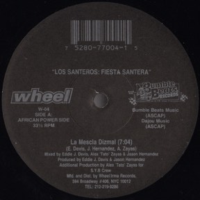 La Mescla Dizmal - La Mescla Havana Estilo SYB by Los Santeros: Fiesta Santera, the sleeve