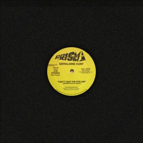 Can't Fake The Feeling by Geraldine Hunt, the sleeve