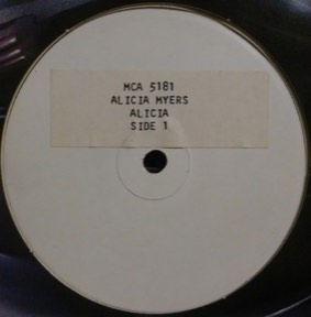 Alicia by Alicia Meyers, the sleeve