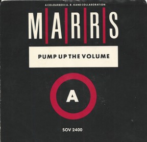 Pump Up The Volume by Marrs, the sleeve
