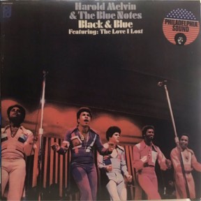 Black & Blue by Harold Melvin & The Blue Notes, the sleeve