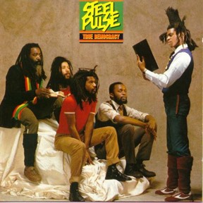 True Democracy by Steel Pulse, the sleeve