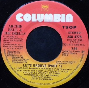 Dance Your Troubles Away by Archie Bell 7 The Drells, the sleeve