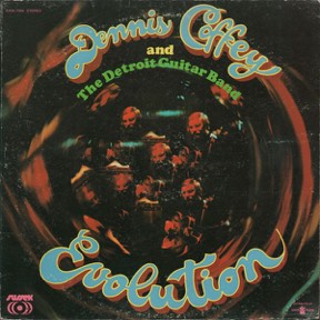 Evolution by Dennis Coffey And The Detroit Guitar Band, the sleeve