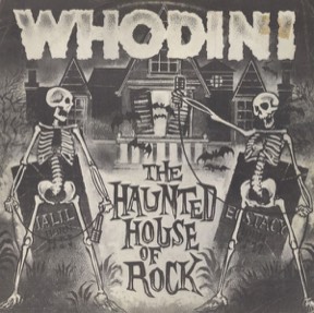The Haunted House Of Rock by Whodini, the sleeve