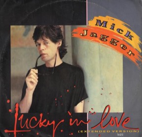 Lucky In Love - Running Out Of Luck Extended by Mick Jagger, the sleeve