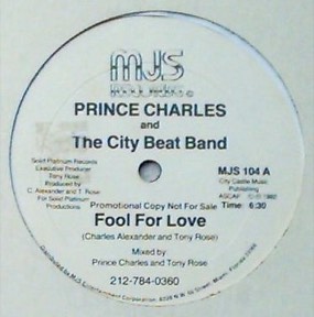 Fool For Love - The Jungle Stomp by Prince Charles And The City Beat Band, the sleeve