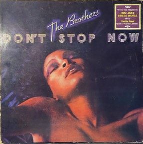 Don't Stop Now by Brothers, the sleeve