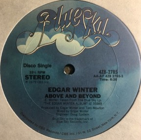 Above And Beyond - Instrumental by Edgar Winter, the sleeve