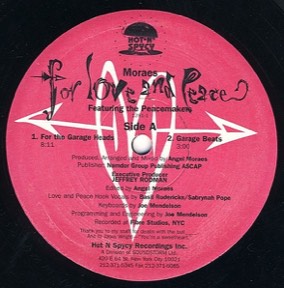 For Love And Peace by Angel Moraes, the sleeve