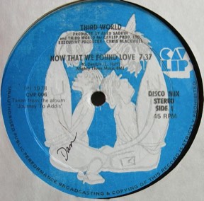 Now That We Found Love - One Cold Vibe by Third World, the sleeve