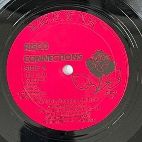 Ain't No Stoppin Us Now by Risco Connections, the sleeve
