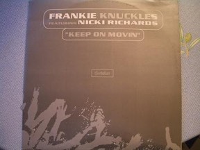 Keep On Movin by Frankie Knuckles, the sleeve