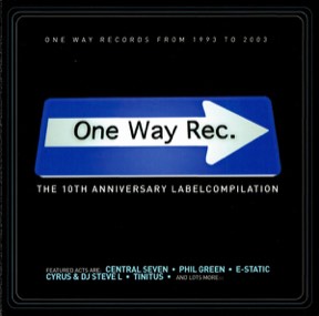One Way Records by Love Is The Message / Hollywood Party, the sleeve