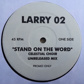 Celestial Choir by Stand On The Word, the sleeve
