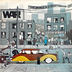 The World Is A Ghetto by War, the sleeve