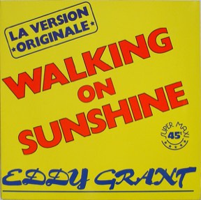 Walking On Sunshine / Sunshine Jam by Eddy Grant, the sleeve