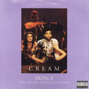 Cream by Prince And The New Power Generation, the sleeve