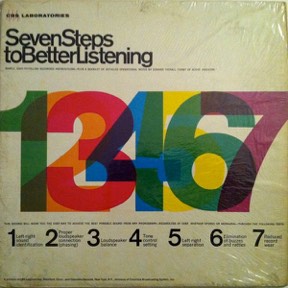 Stereophonic Tests by Seven Steps To Better Listening, the sleeve