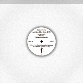 In A Silent Way - Shhh by Miles Davis Remixed By Dj Cam & King Britt, the sleeve